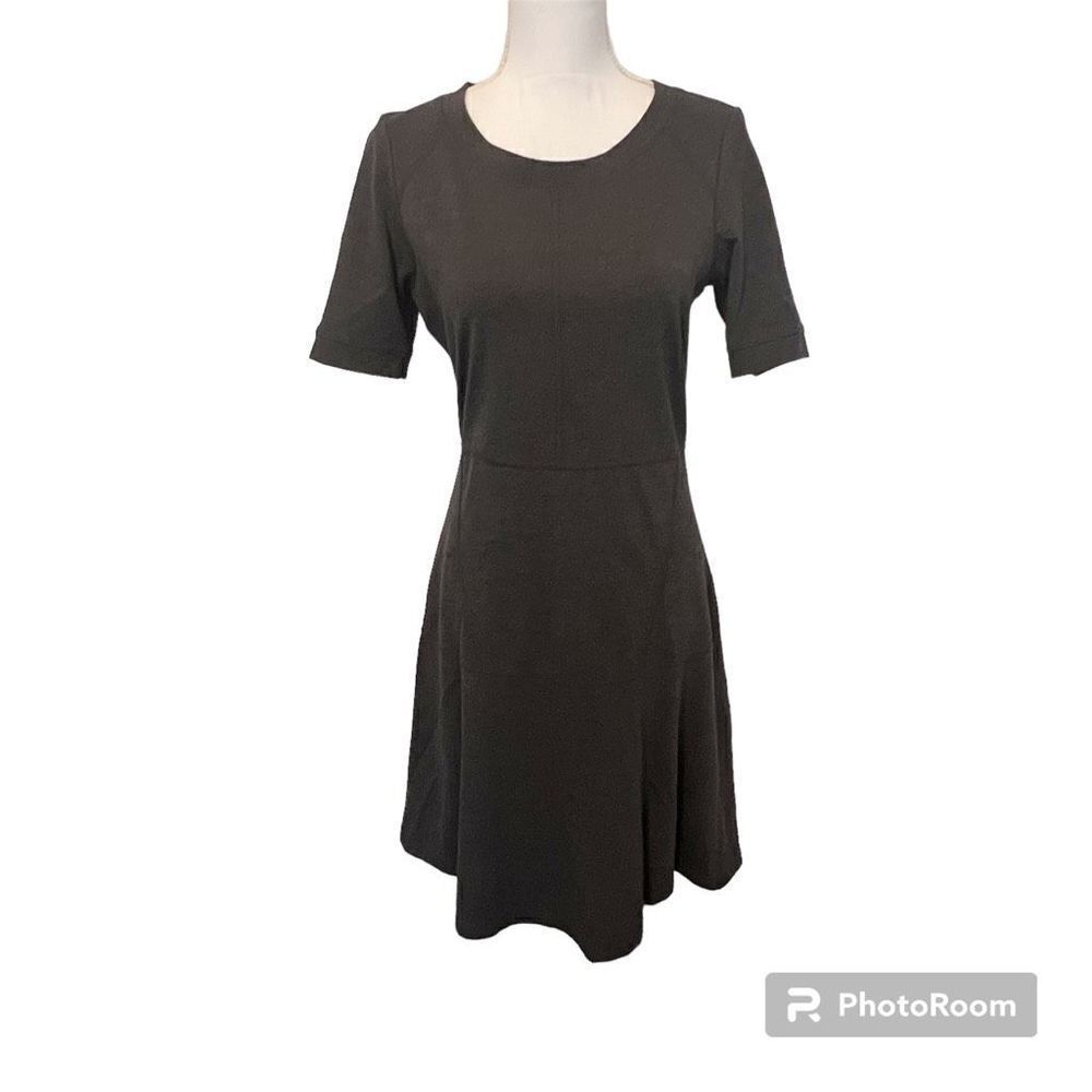 Athleta Gray Short Sleeve Dress Size Small Tall